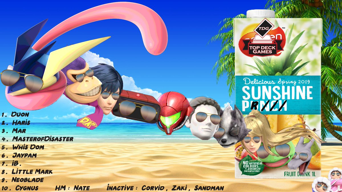 Sunshine Smash Power Rankings Spring 2019